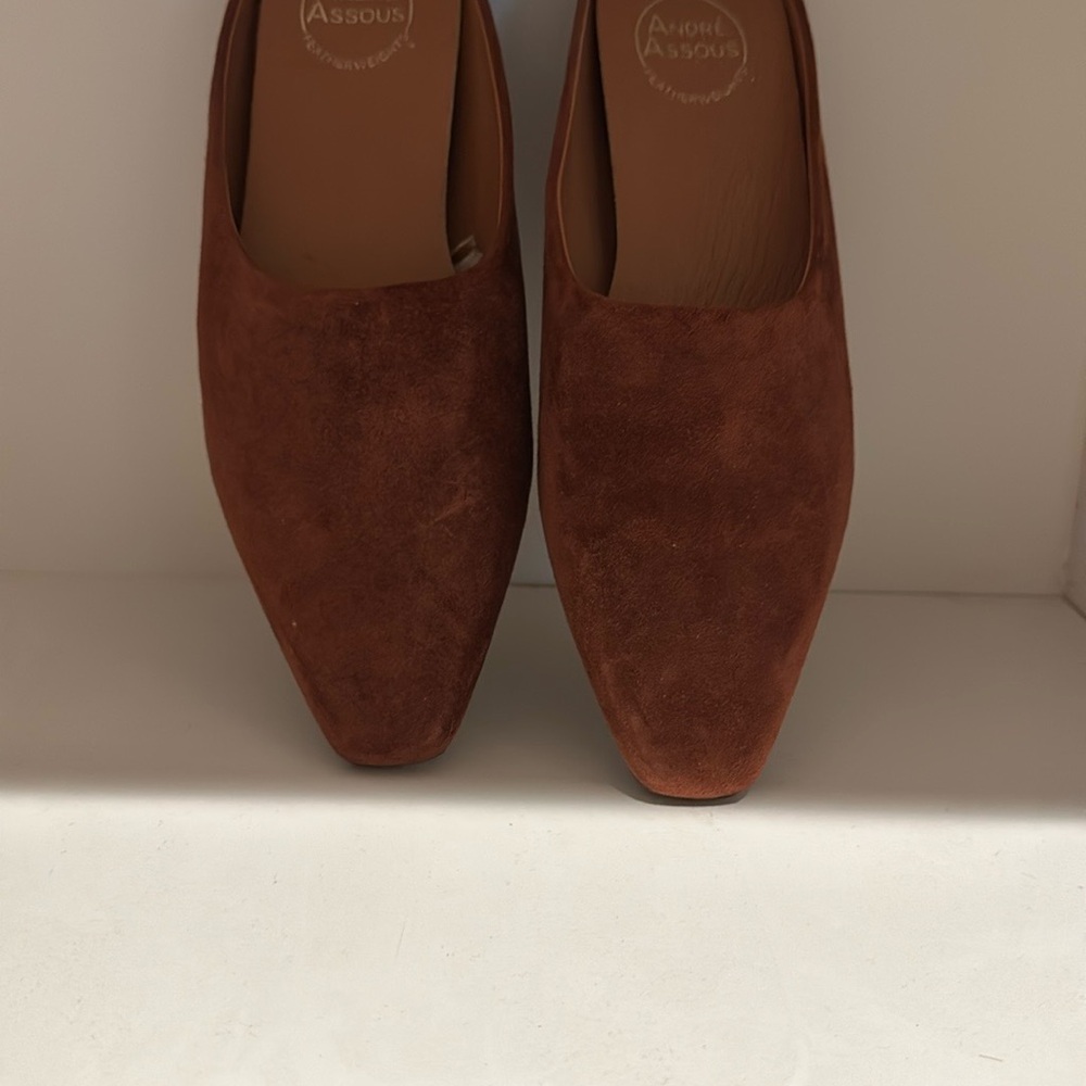 Andre Assous Women's Brown Suede Shoes